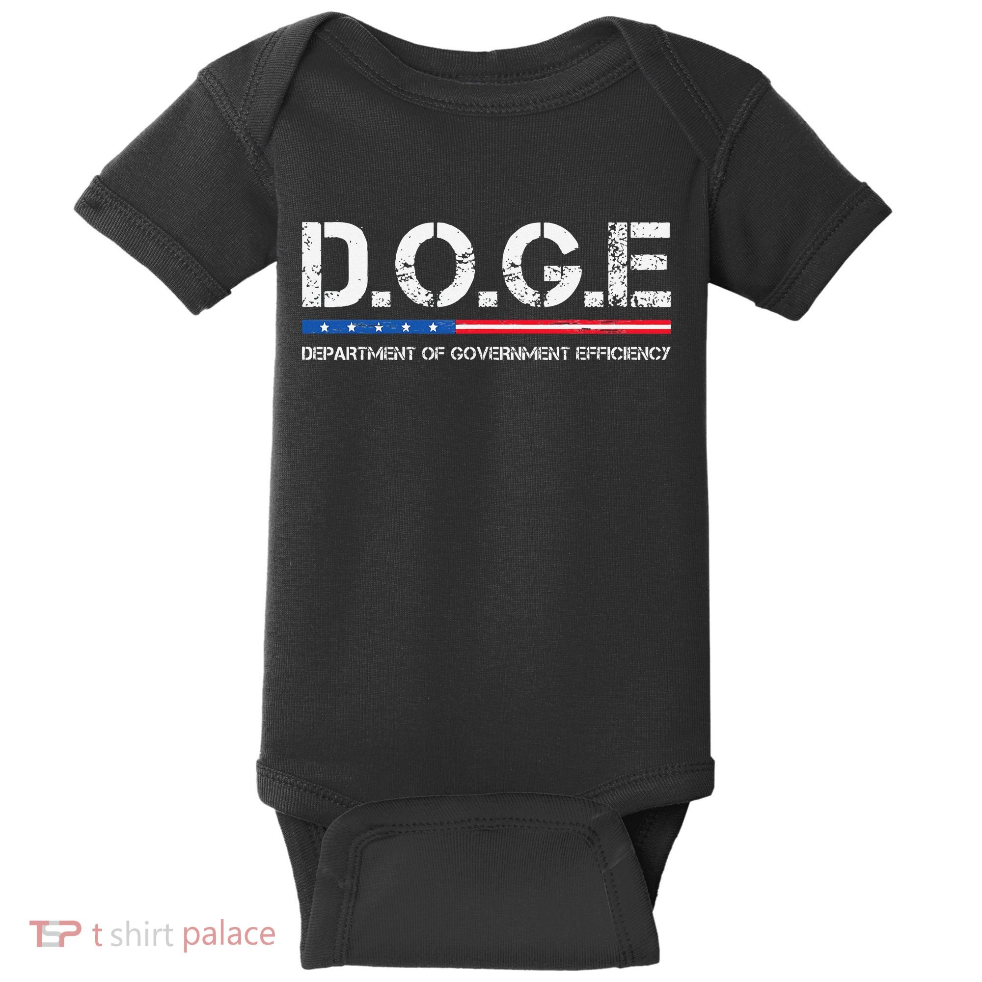 Doge D.O.G.E. Department Of Government Baby Bodysuit