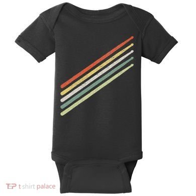 Drummer Drums Drumset Drumsticks Vintage Baby Bodysuit