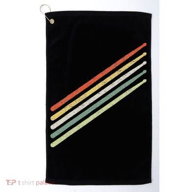 Drummer Drums Drumset Drumsticks Vintage Golf Towel