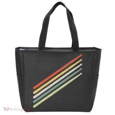 Drummer Drums Drumset Drumsticks Vintage Tote Bag