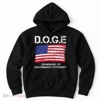 D.O.G.E Doge Department Of Government Efficiency Hoodie thumb 0