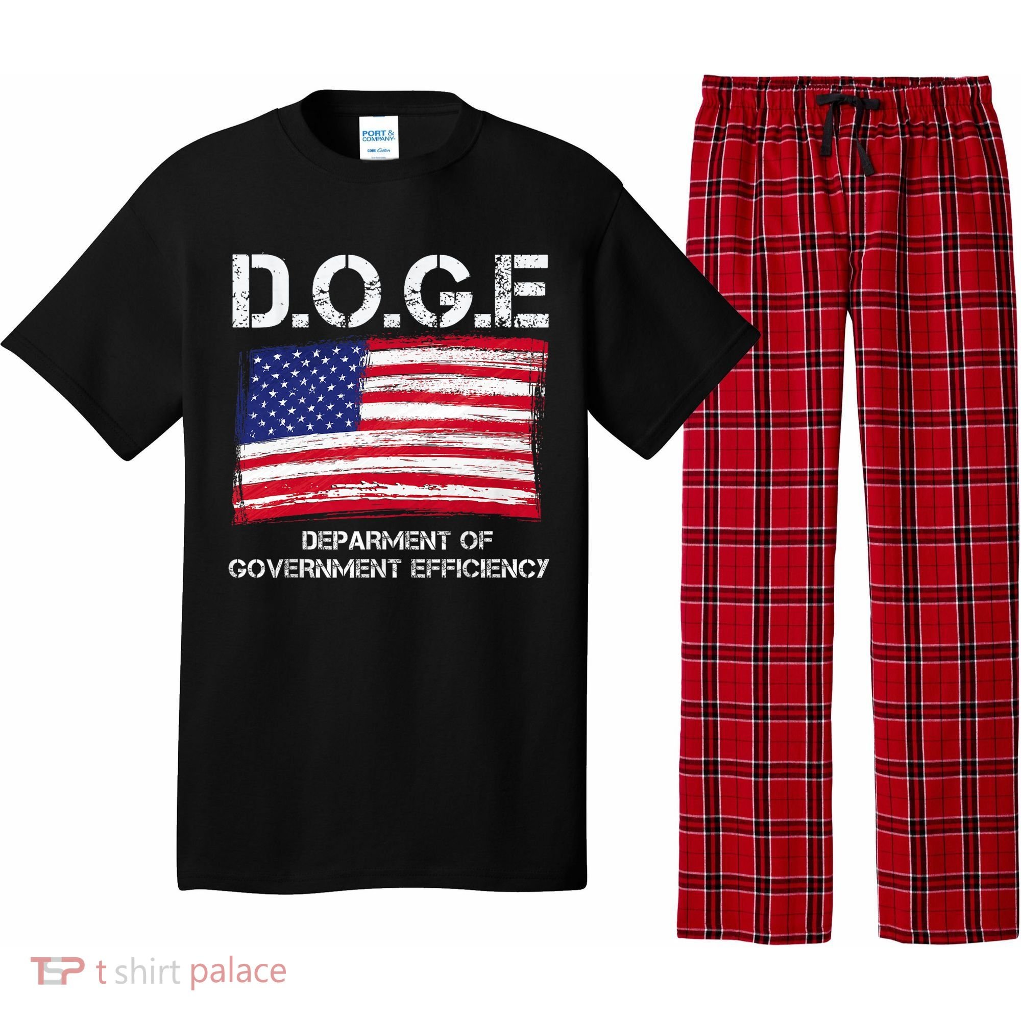 D.O.G.E Doge Department Of Government Efficiency Pajama Set