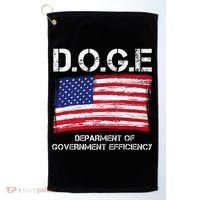 D.O.G.E Doge Department Of Government Efficiency Golf Towel thumb 0