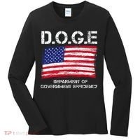 D.O.G.E Doge Department Of Government Efficiency Women's Long Sleeve Shirt thumb 0