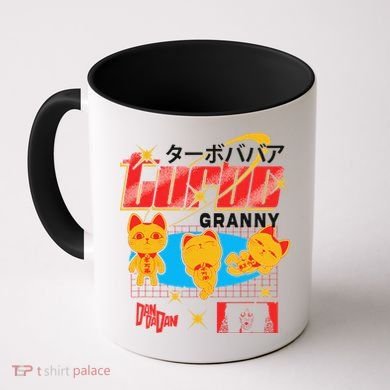 Dan Da Dan Turbo Granny Ghost Alien Anime Gift Coffee Mug