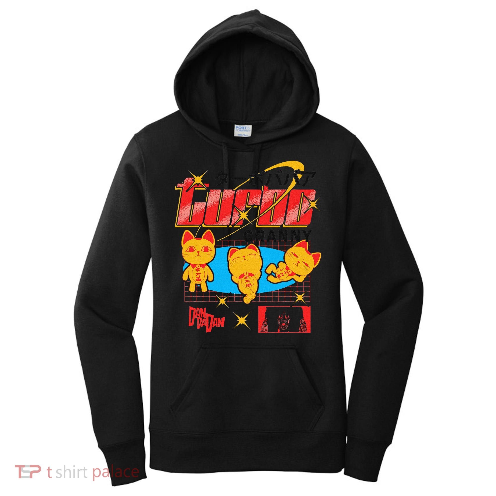 Dan Da Dan Turbo Granny Ghost Alien Anime Gift Women's Hoodie