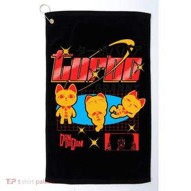 Dan Da Dan Turbo Granny Ghost Alien Anime Gift Golf Towel