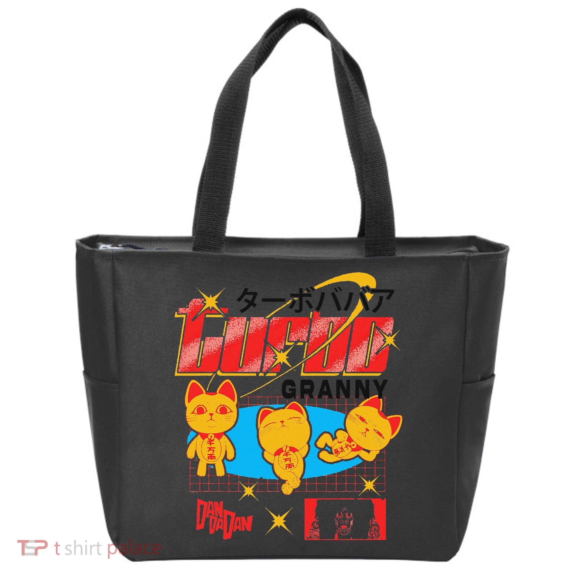 Dan Da Dan Turbo Granny Ghost Alien Anime Gift Tote Bag