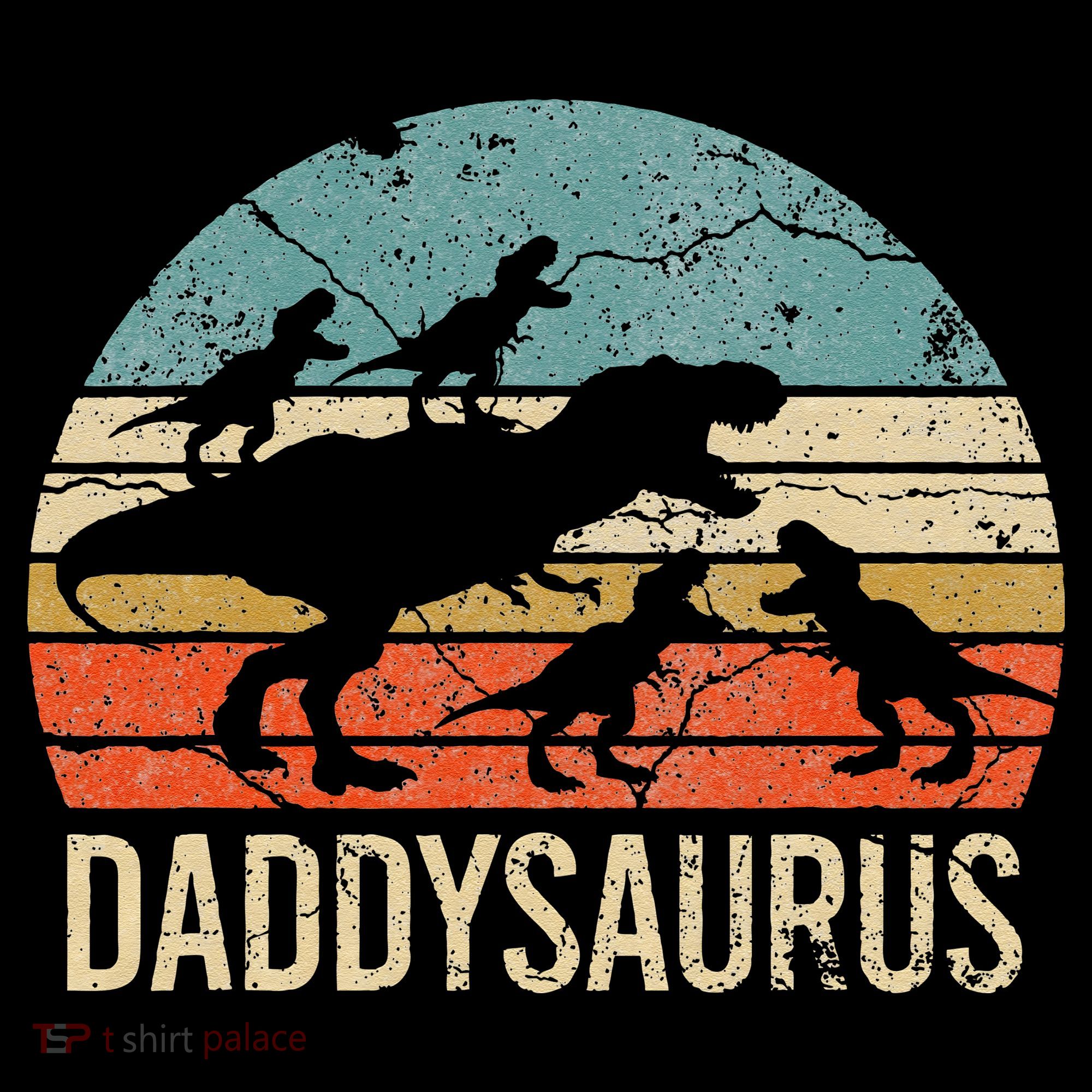 Daddy Dinosaur Daddysaurus 4 Four Gift For Father Day Backpack