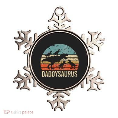 Daddy Dinosaur Daddysaurus 4 Four Gift For Father Day Ornament