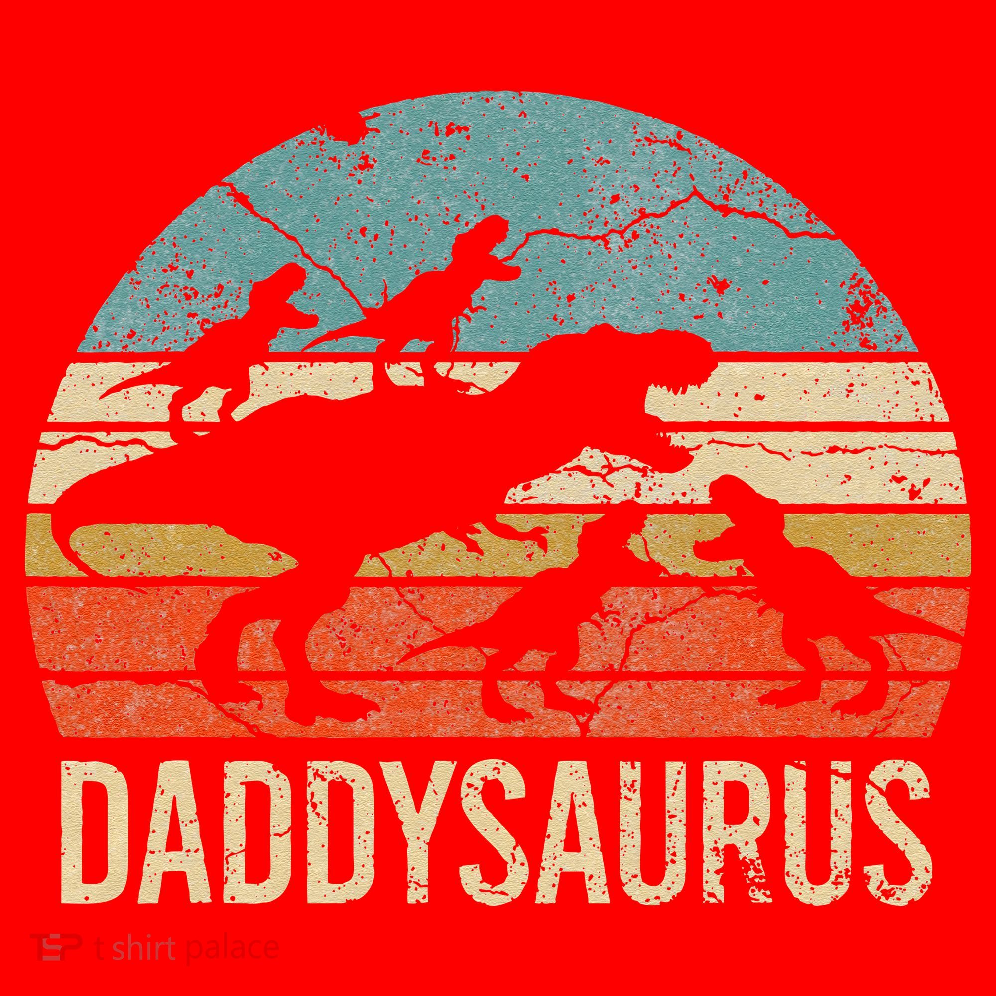Daddy Dinosaur Daddysaurus 4 Four Gift For Father Day Santa Hat