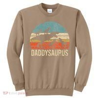 Daddy Dinosaur Daddysaurus 4 Four Gift For Father Day Sweatshirt thumb 0