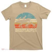 Daddy Dinosaur Daddysaurus 4 Four Gift For Father Day T-Shirt thumb 0