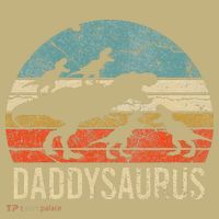 Daddy Dinosaur Daddysaurus 4 Four Gift For Father Day Kids T-Shirt thumb 2