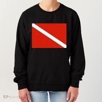 Diver Down Dive Flag Scuba Diving Flag Women's Sweatshirt thumb 0