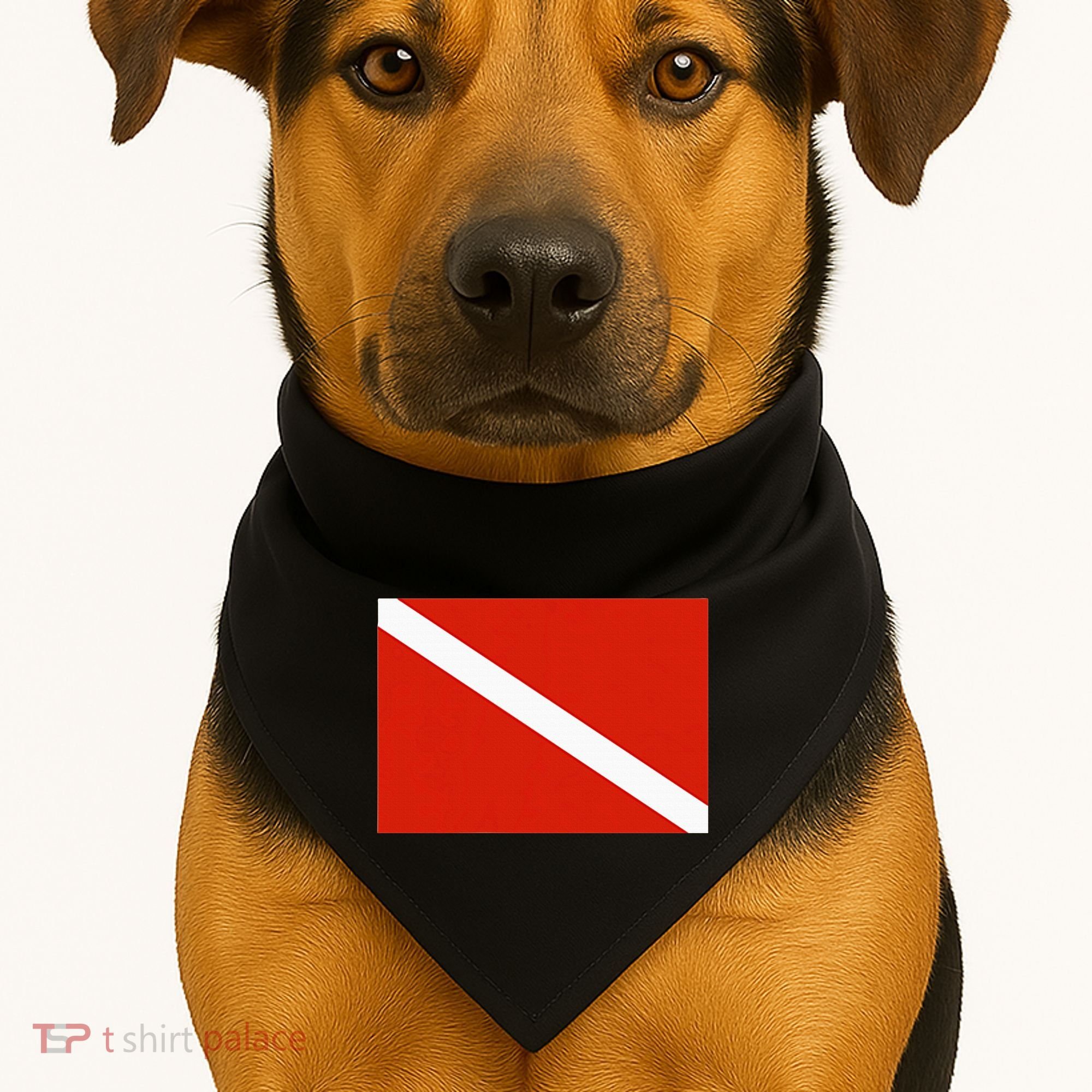 Diver Down Dive Flag Scuba Diving Flag USA-Made Doggie Bandana