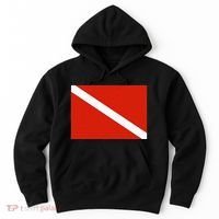 Diver Down Dive Flag Scuba Diving Flag Hoodie thumb 0
