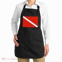 Diver Down Dive Flag Scuba Diving Flag Apron thumb 2
