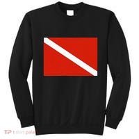 Diver Down Dive Flag Scuba Diving Flag Sweatshirt thumb 0