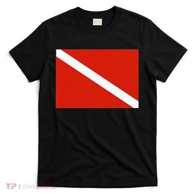 Diver Down Dive Flag Scuba Diving Flag T-Shirt