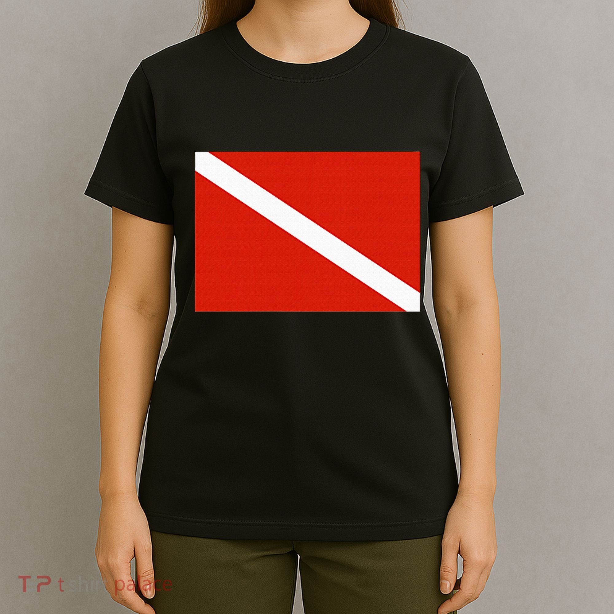 Diver Down Dive Flag Scuba Diving Flag T-Shirt