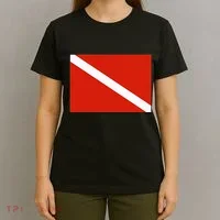 Diver Down Dive Flag Scuba Diving Flag T-Shirt thumb 4