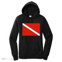 Diver Down Dive Flag Scuba Diving Flag Women's Hoodie thumb 0