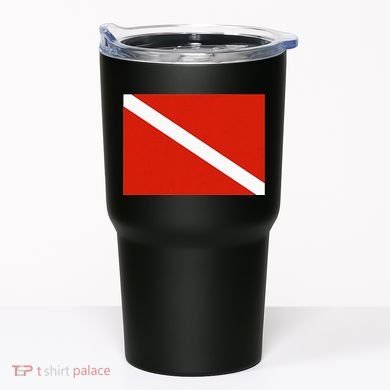 Diver Down Dive Flag Scuba Diving Flag Tumbler