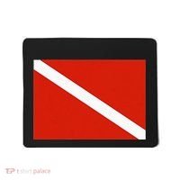 Diver Down Dive Flag Scuba Diving Flag Mousepad thumb 0