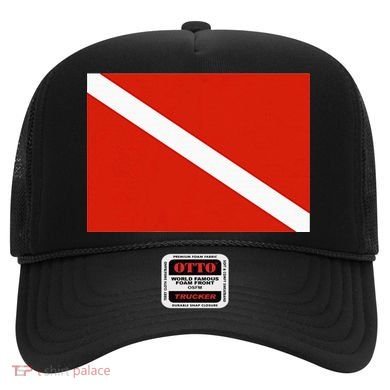 Diver Down Dive Flag Scuba Diving Flag Hat