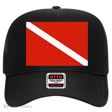 Diver Down Dive Flag Scuba Diving Flag Hat
