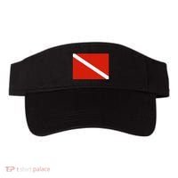 Diver Down Dive Flag Scuba Diving Flag Visor thumb 0