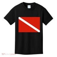 Diver Down Dive Flag Scuba Diving Flag Kids T-Shirt thumb 0
