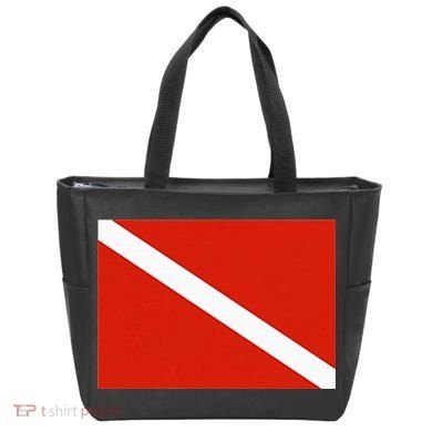 Diver Down Dive Flag Scuba Diving Flag Tote Bag