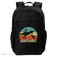 Daddy Dinosaur Daddysaurus 2 Two christmas Gift For Dad Backpack thumb 0