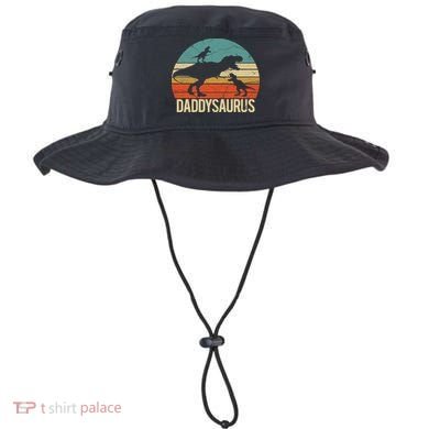 Daddy Dinosaur Daddysaurus 2 Two christmas Gift For Dad Bucket Hat
