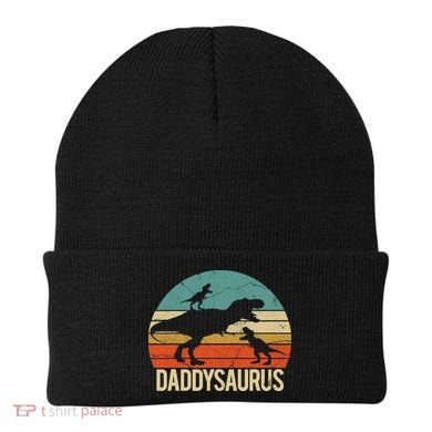 Daddy Dinosaur Daddysaurus 2 Two christmas Gift For Dad Beanie