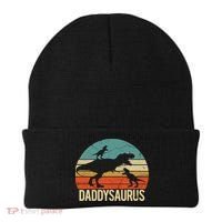 Daddy Dinosaur Daddysaurus 2 Two christmas Gift For Dad Beanie thumb 0