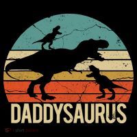 Daddy Dinosaur Daddysaurus 2 Two christmas Gift For Dad Pajama Set thumb 2