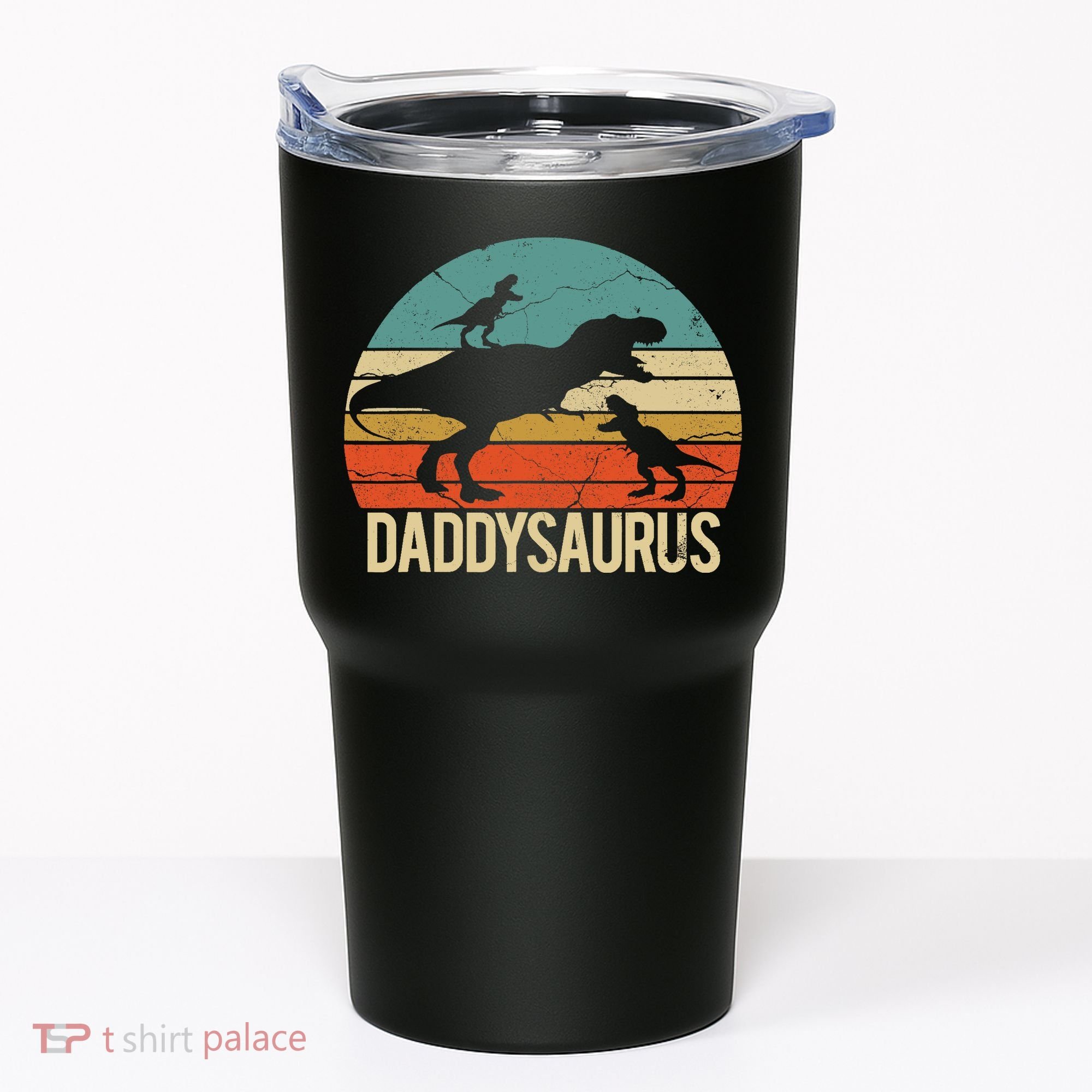 Daddy Dinosaur Daddysaurus 2 Two christmas Gift For Dad Tumbler