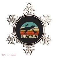 Daddy Dinosaur Daddysaurus 2 Two christmas Gift For Dad Ornament thumb 0