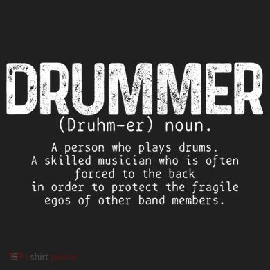 Drummer Definition Drums Drumming Funny Drummer Gift Comfort Colors Heavyweight Long Sleeve T-Shirt