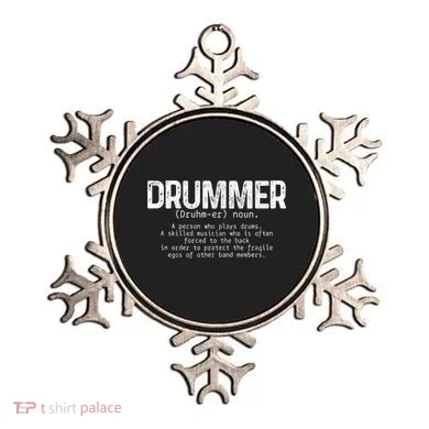 Drummer Definition Drums Drumming Funny Drummer Gift Ornament