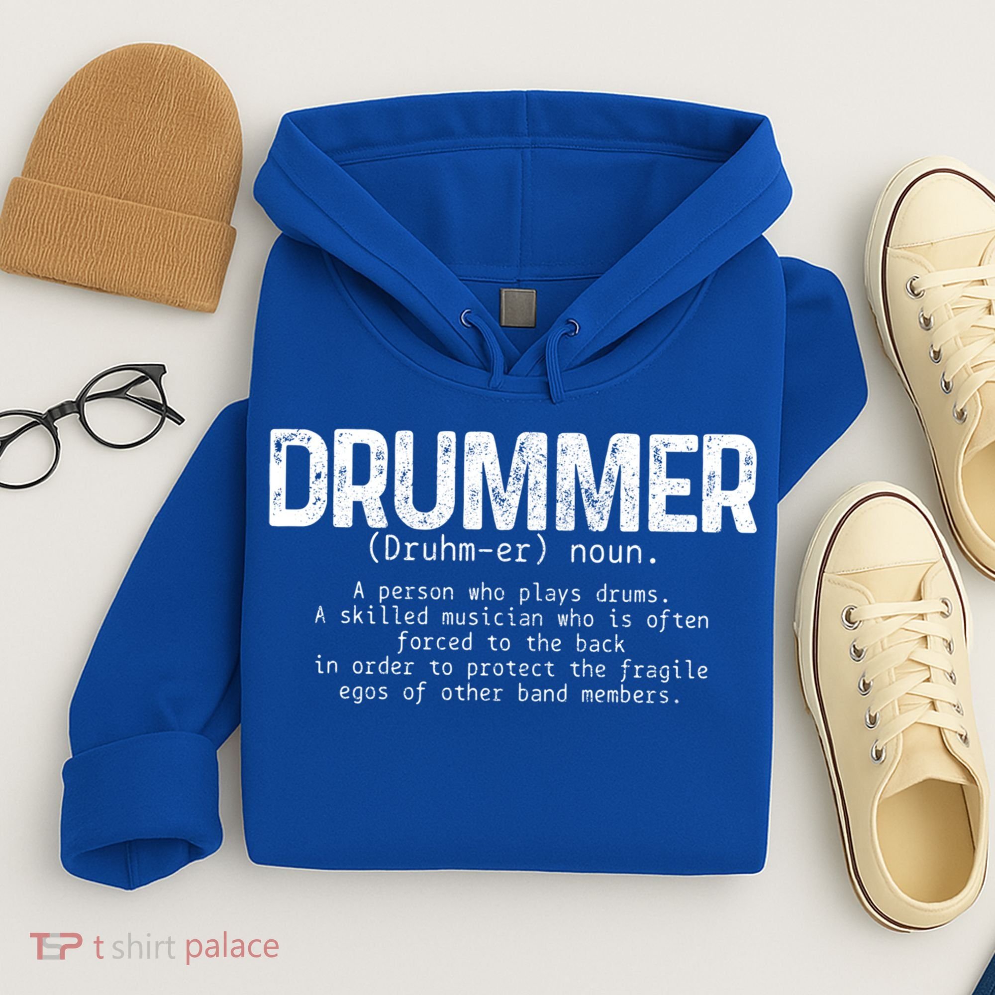 Drummer Definition Drums Drumming Funny Drummer Gift Hoodie