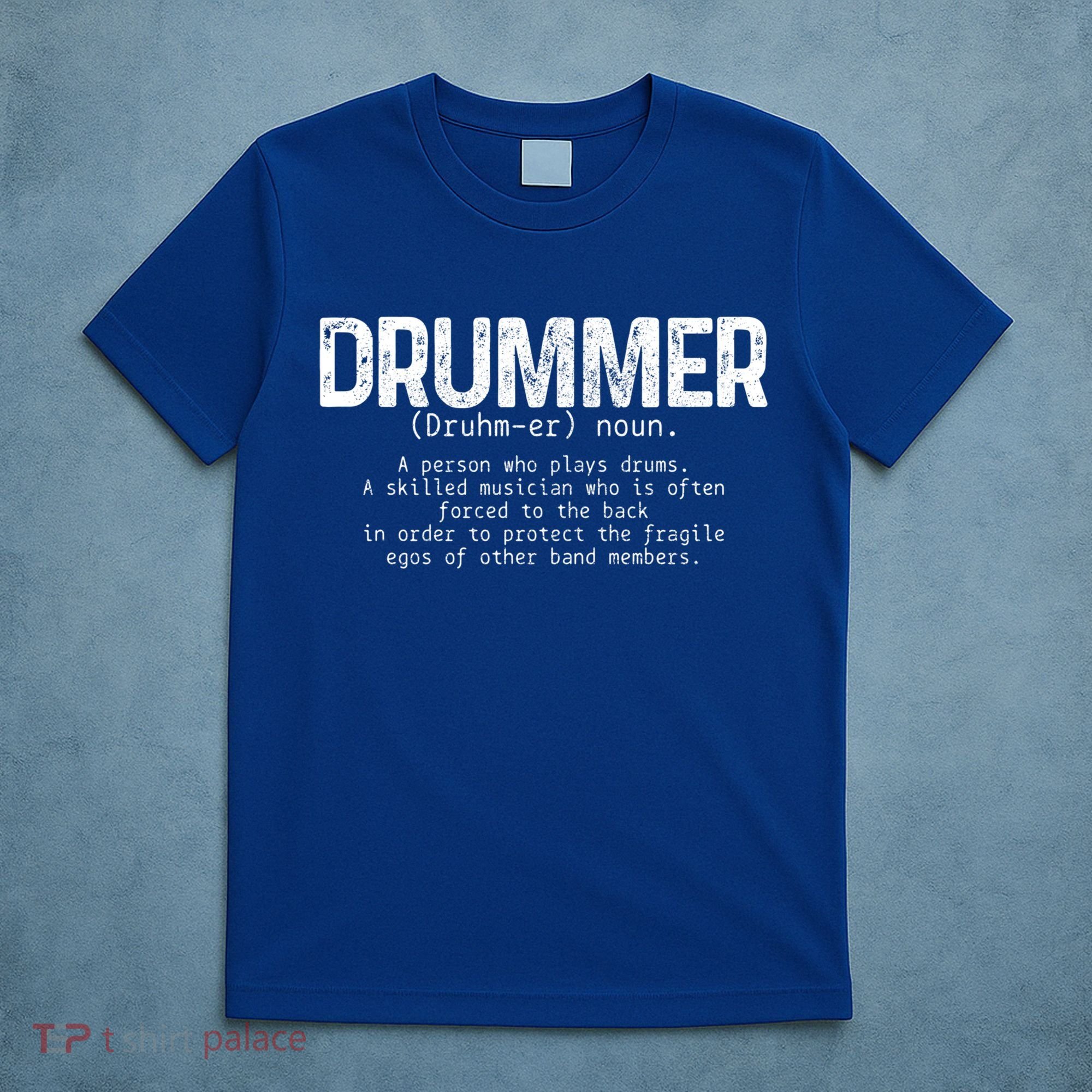 Drummer Definition Drums Drumming Funny Drummer Gift T-Shirt