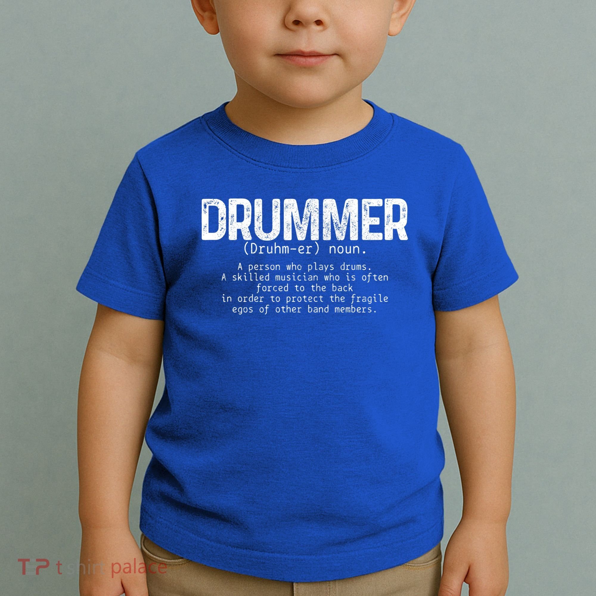 Drummer Definition Drums Drumming Funny Drummer Gift Toddler T-Shirt
