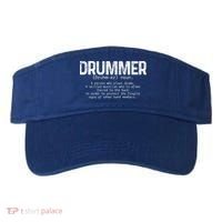 Drummer Definition Drums Drumming Funny Drummer Gift Visor thumb 0