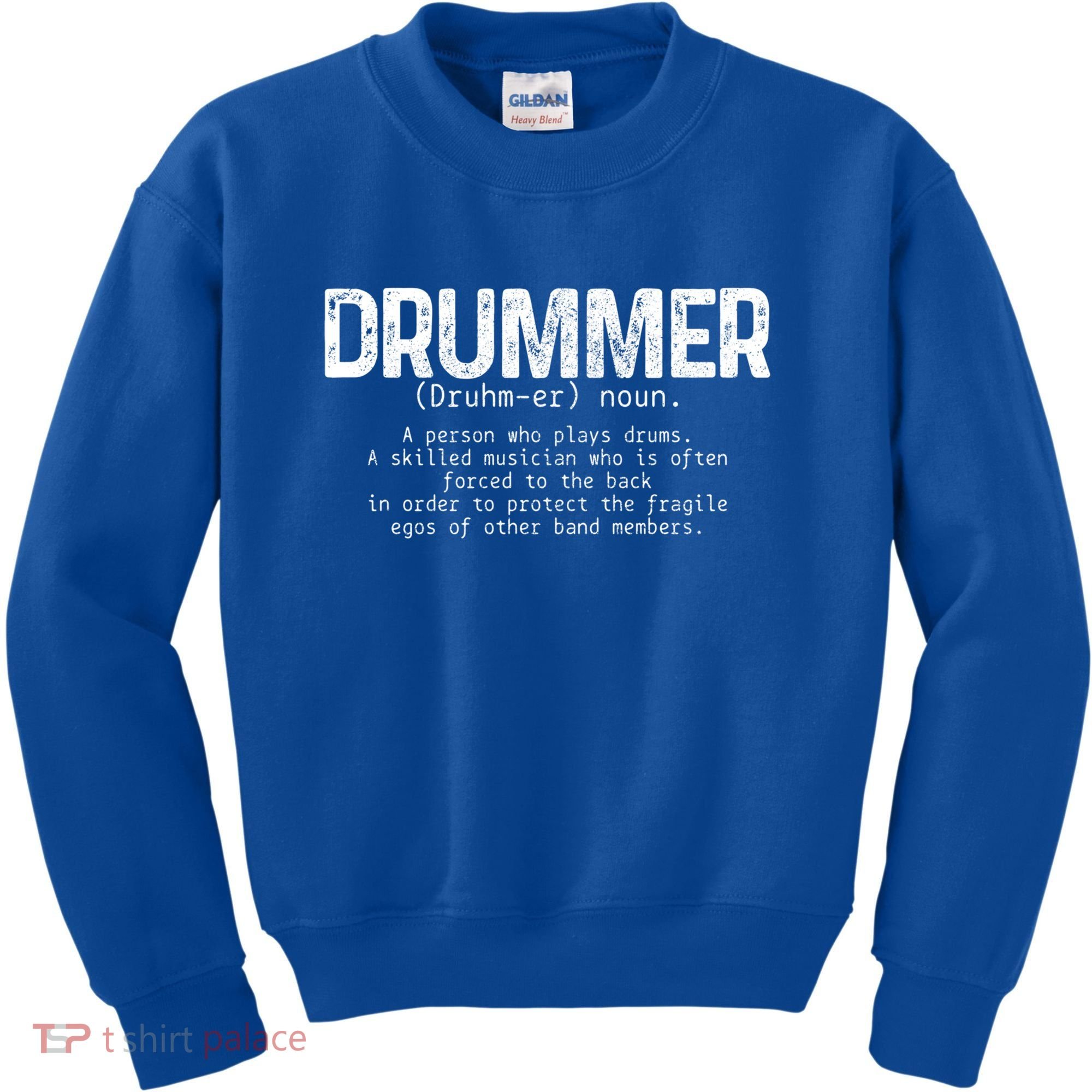 Drummer Definition Drums Drumming Funny Drummer Gift Kids Sweatshirt