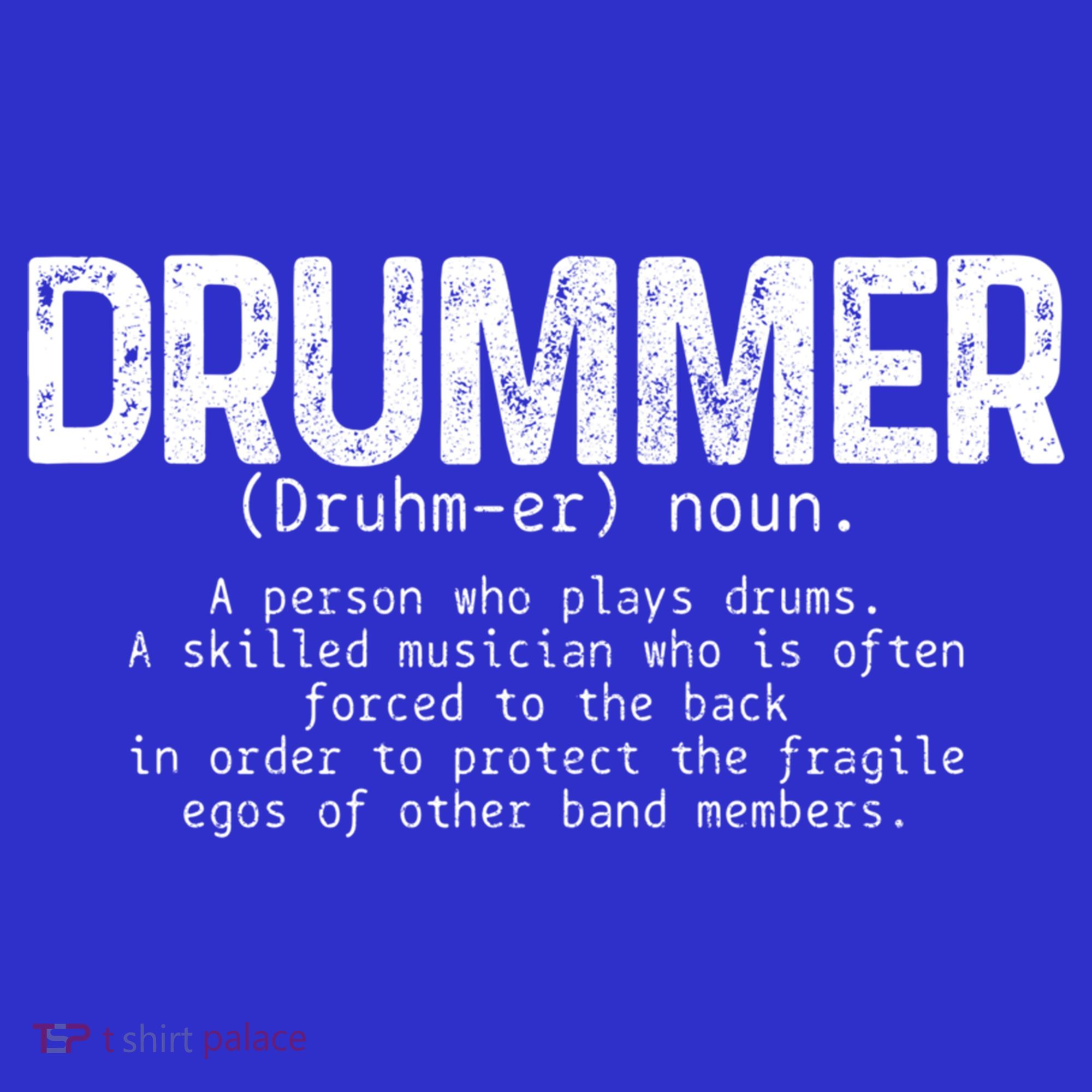 Drummer Definition Drums Drumming Funny Drummer Gift Kids Long Sleeve Shirt