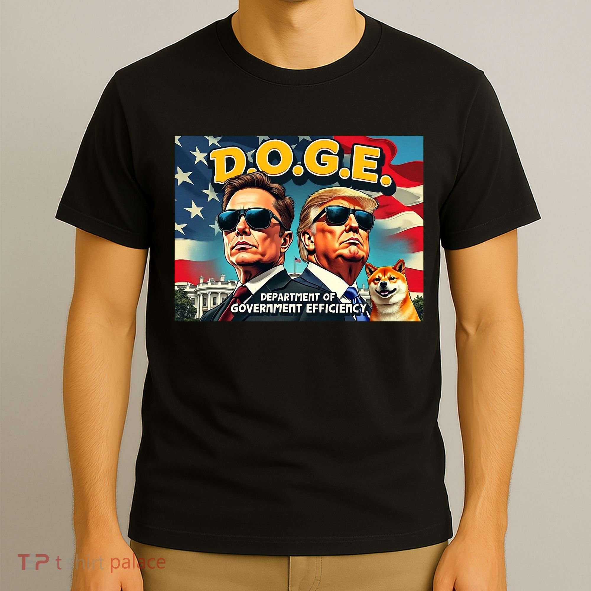 D.O.G.E Doge Department Of Government Efficiency Trump Elon T-Shirt